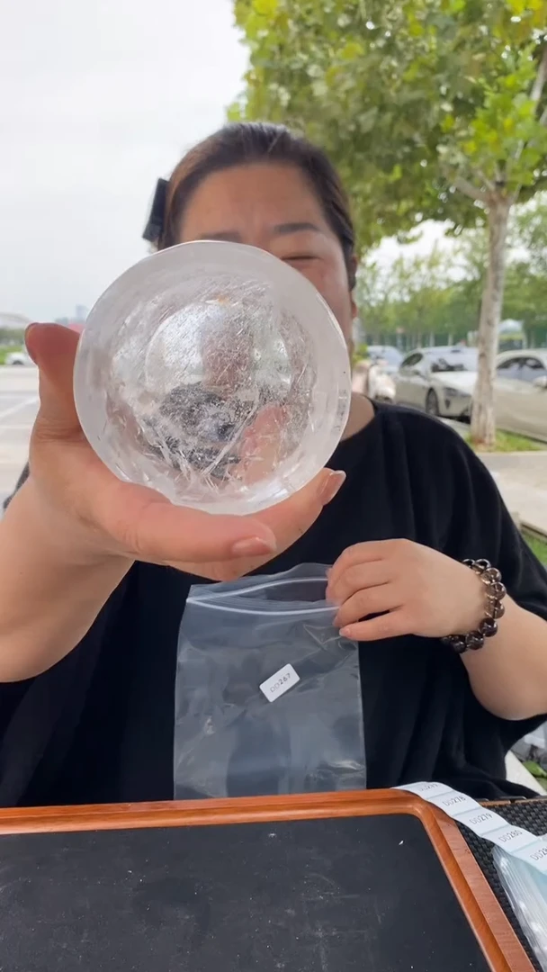 未镶嵌珠宝半成品水晶白水晶碗D267