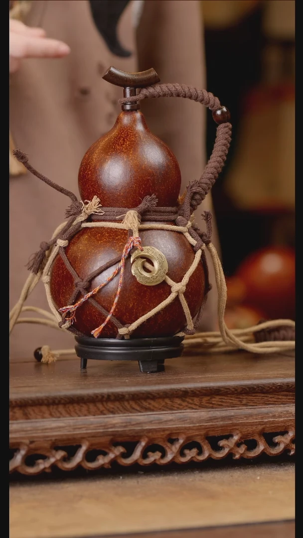 179号精品天然大漆酒葫芦一物一拍~