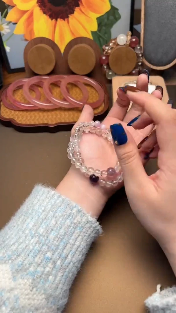 未镶嵌手串水晶1