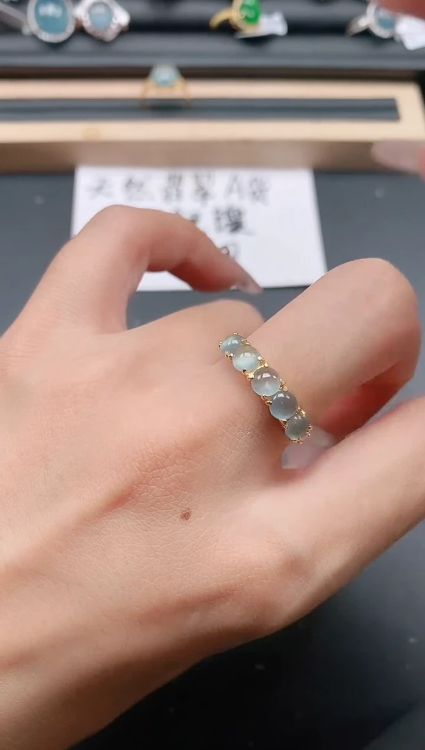 银S925镶嵌戒指翡翠11111