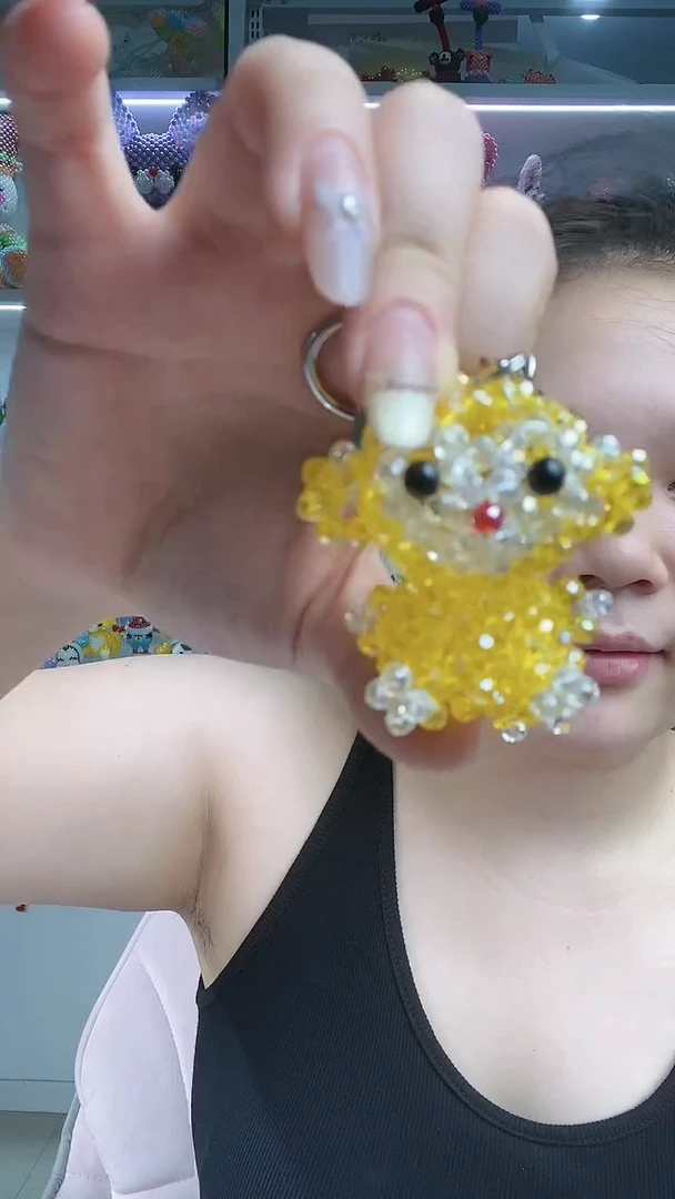 玻璃1807卡8马贝珠生肖粽小猴子材料包1套