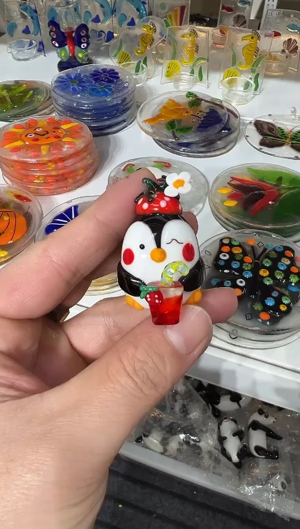 手工艺品琉璃企鹅