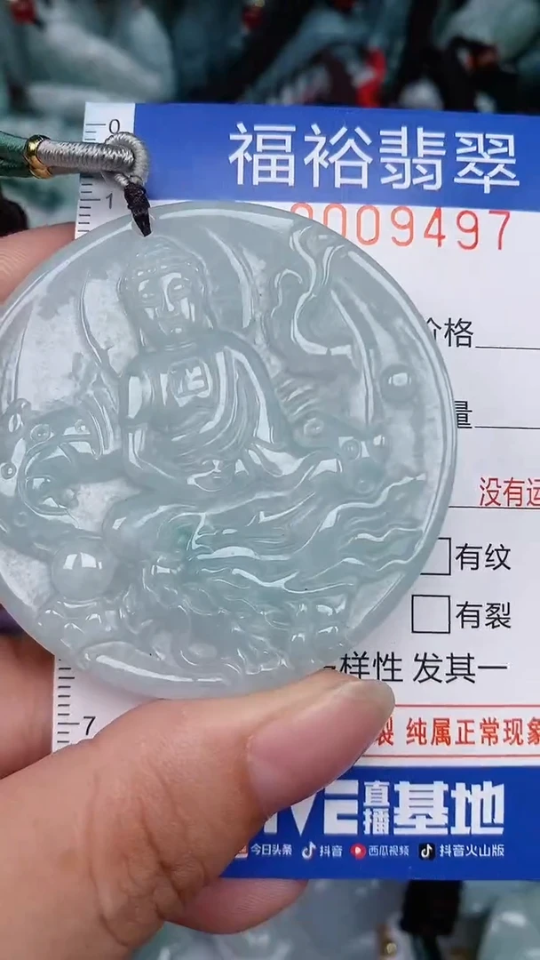 翡翠未镶嵌颈饰...0009497