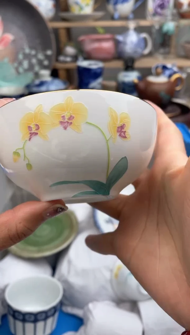 【闪购商品】瓷片普洱杯，看清尺寸品相再拍