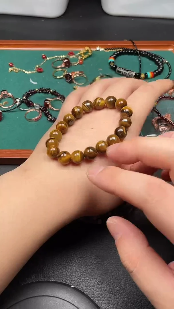 玛瑙/玉髓手串未镶嵌多样性发货拍一发一