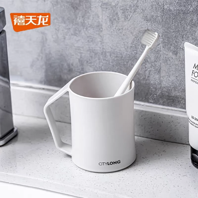 禧天龙家用浴室刷牙杯简约北欧风牙缸牙刷洗漱杯子情侣漱口杯包邮