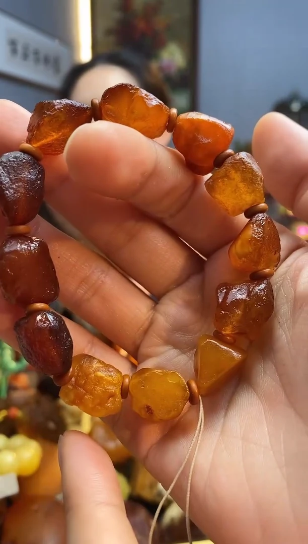 手串琥珀未镶嵌手串