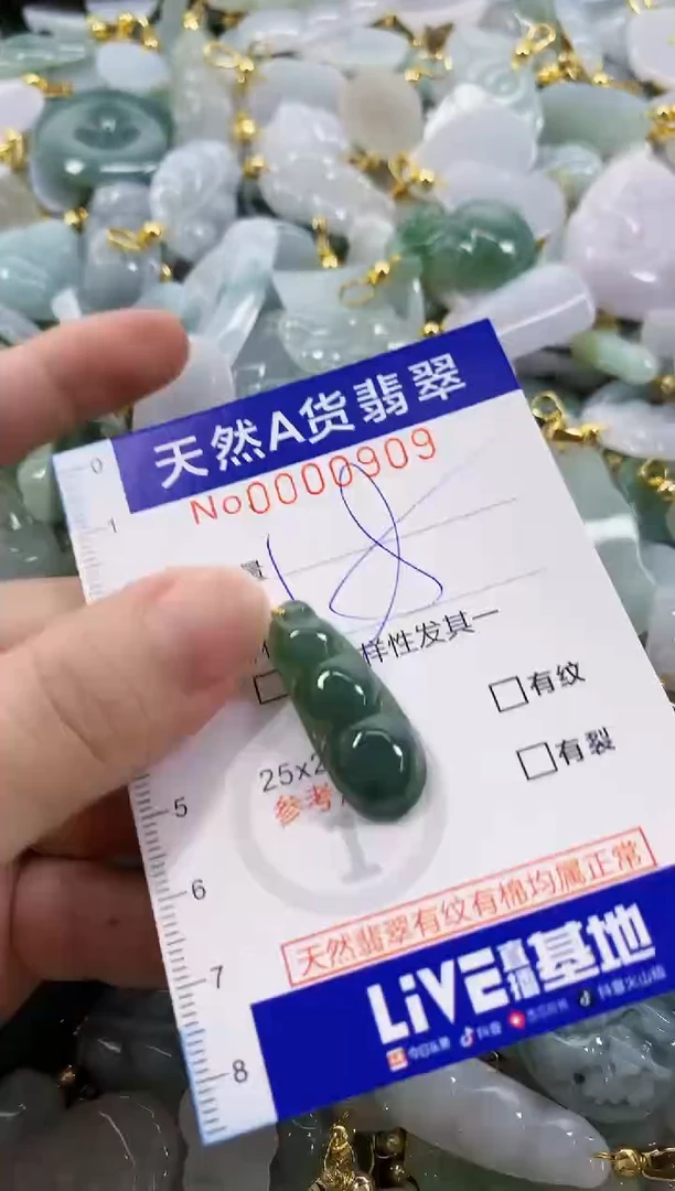 颈饰未镶嵌翡翠天然A货翡翠