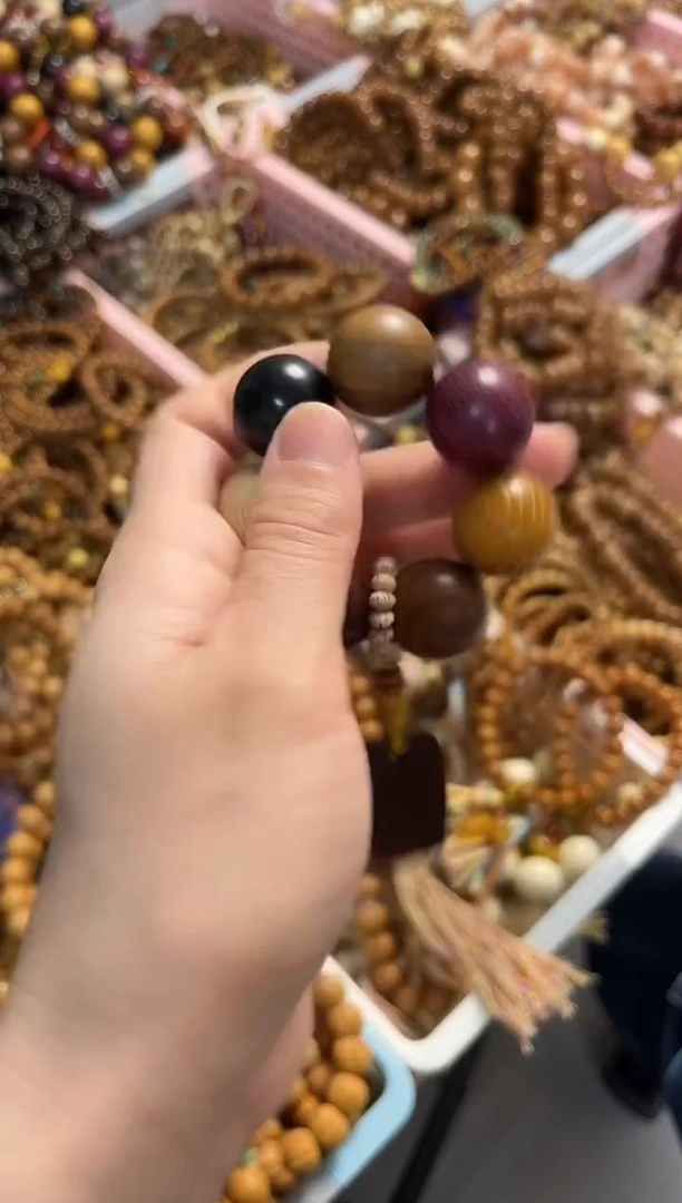 非洲檀香无事牌 木作手捻上上签