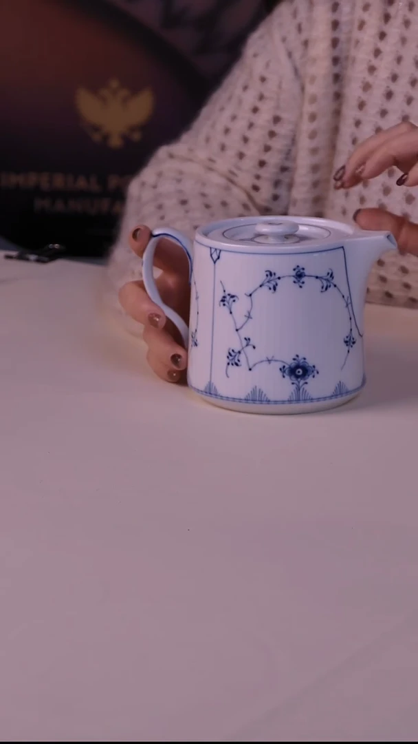 rc 平边唐草茶壶