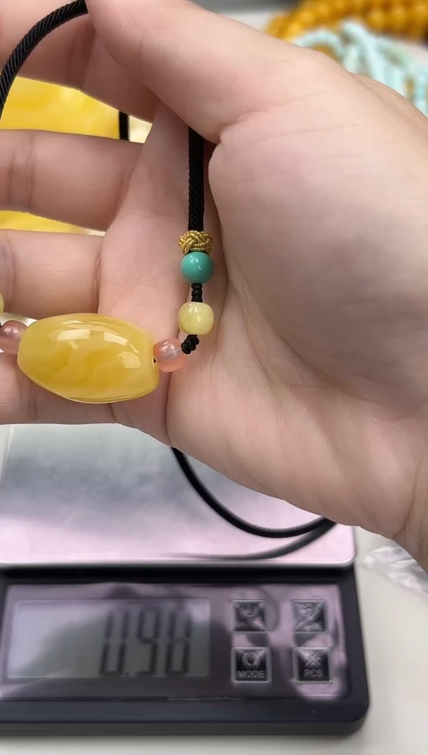 裸石琥珀未镶嵌琥珀蜜蜡吊坠