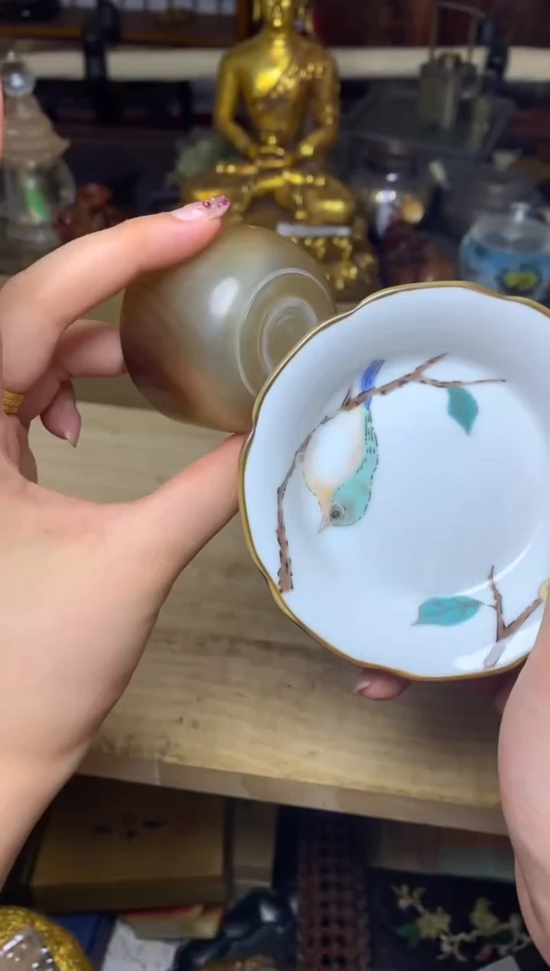 紫砂盖碗瓷器默认微瑕瓷器