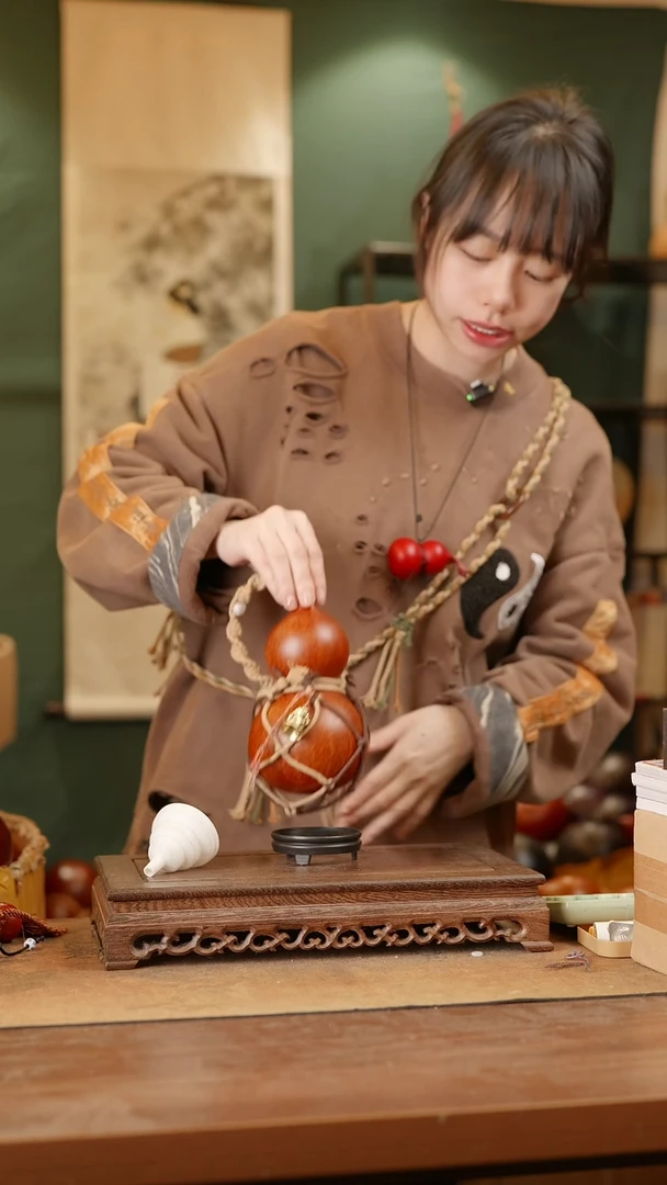 261号精品天然大漆酒葫芦一物一拍~