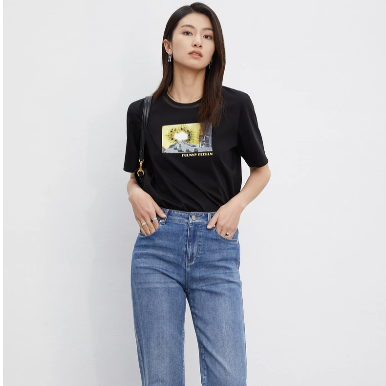 【达人专属】FF仿佛黑色短袖t恤FM00257W0