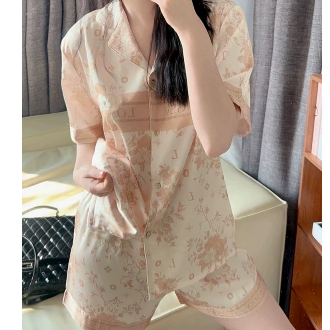 千奈美冰丝无痕轻奢家居服DRJ753