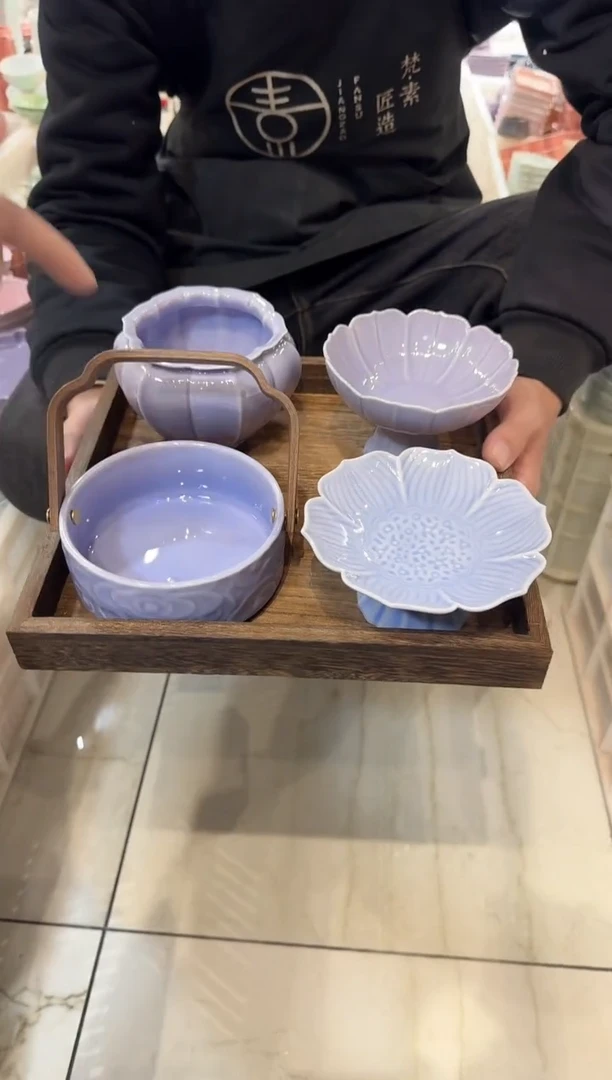 瓷片瓷微瑕商品 介意勿拍 【托盘】