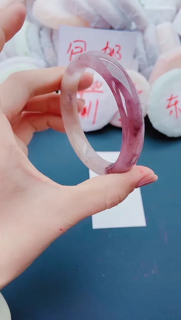 未镶嵌手镯石英质玉J55-59-60