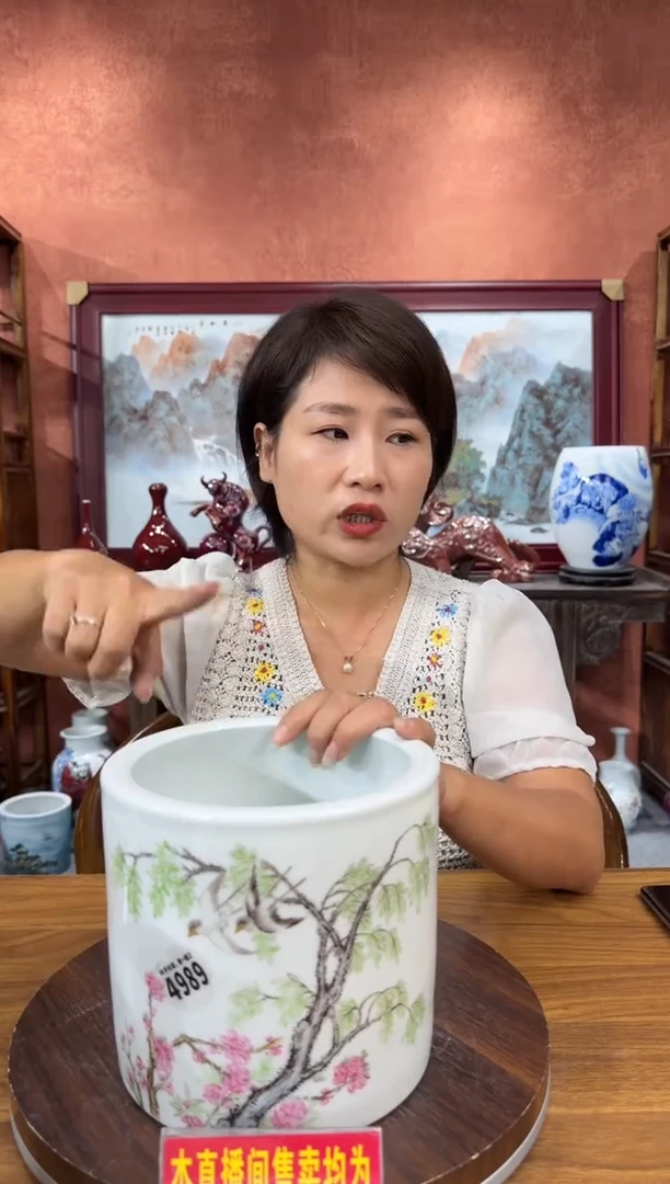 吴义松陶盟手工手绘陶瓷编码：4989