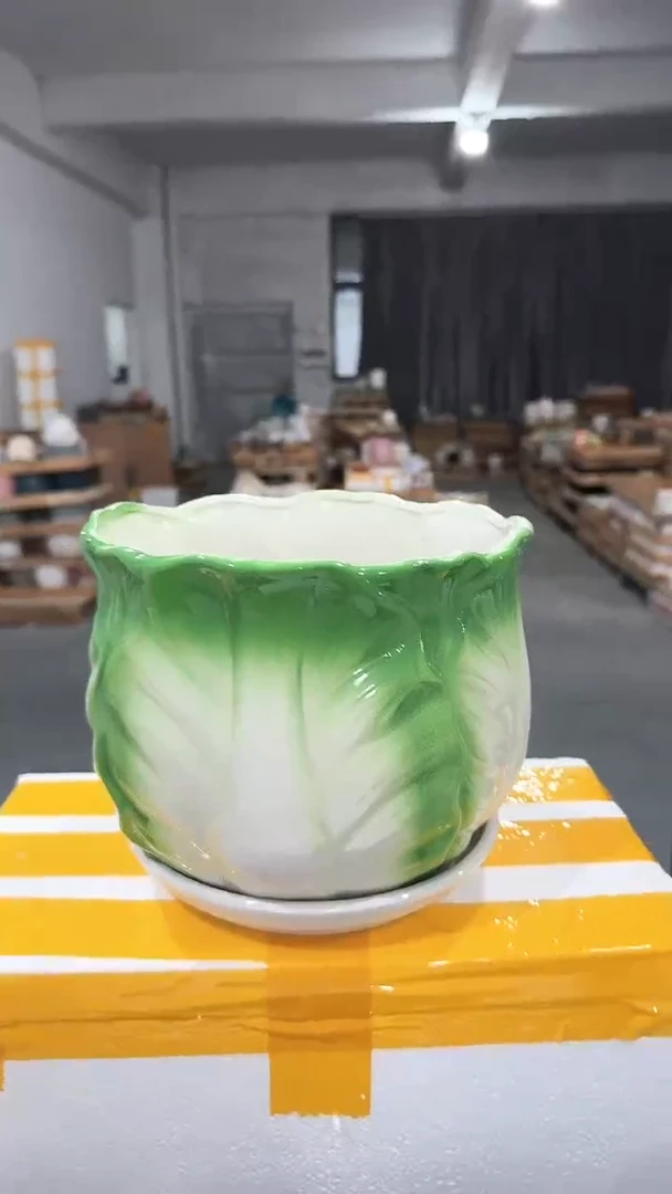 高温陶瓷花盆+21-2