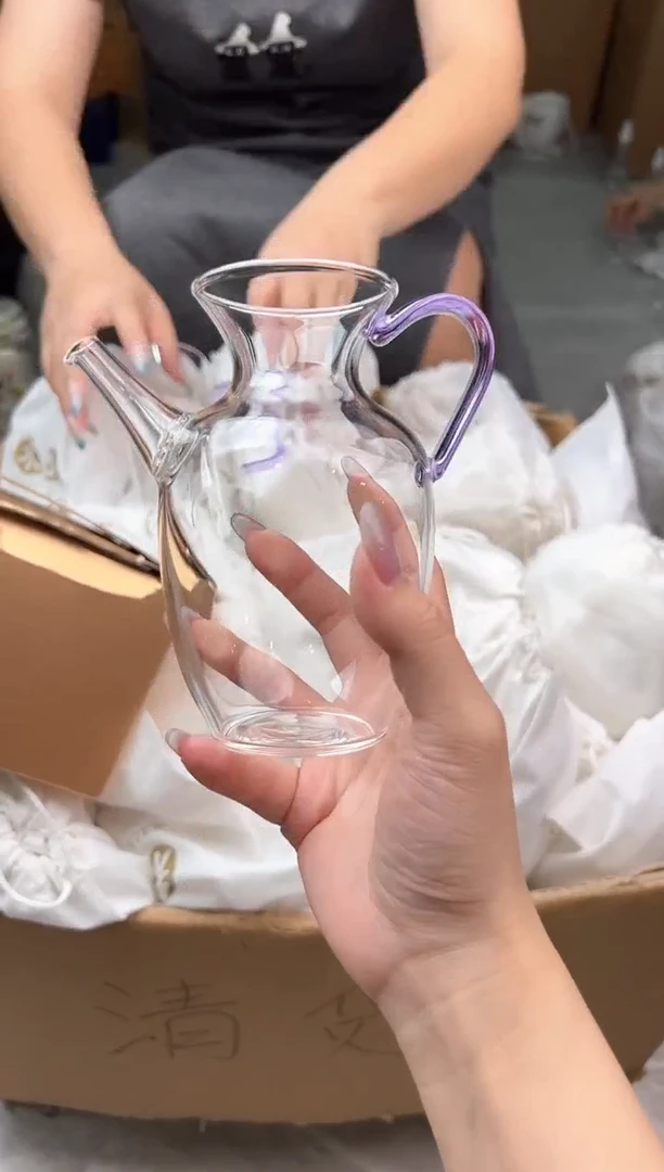 禾墨粉色壶浅紫色