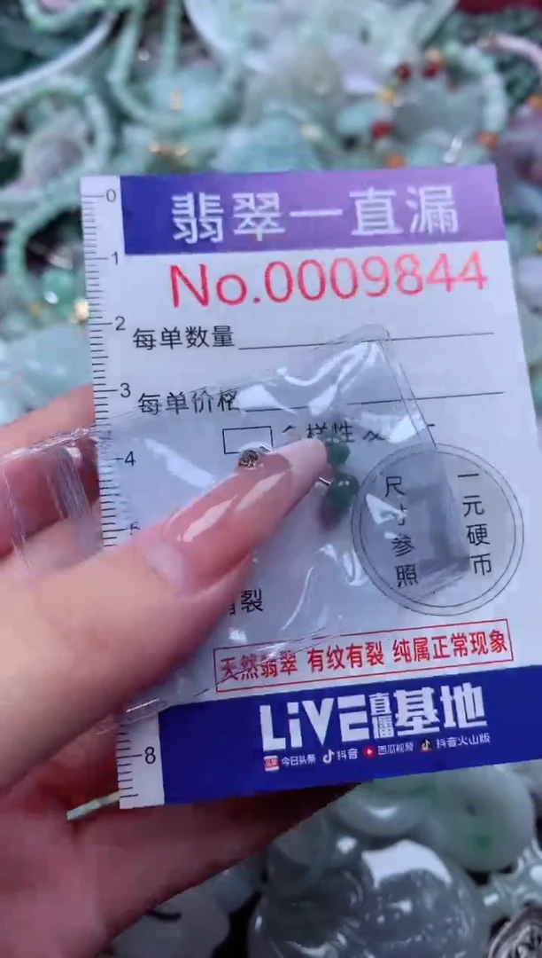翡翠未镶嵌吊坠(不含链)9844
