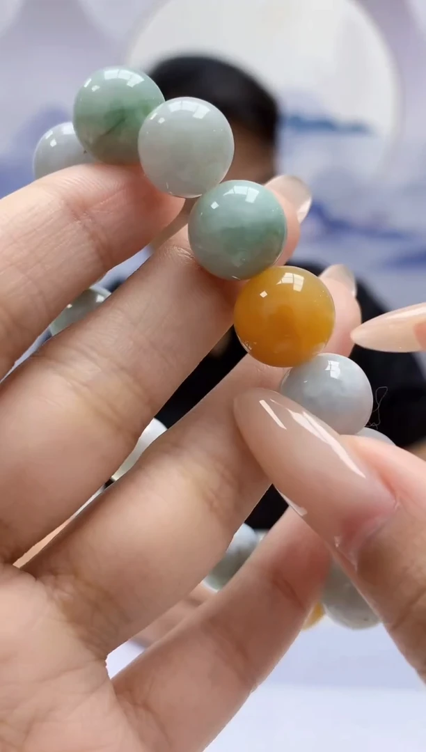 翡翠未镶嵌颈饰4969xx-JJ手串3