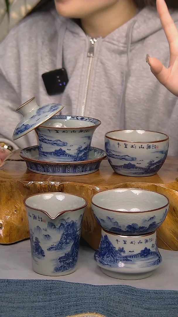 【闪购商品】4件套陶瓷茶具家用简装系列