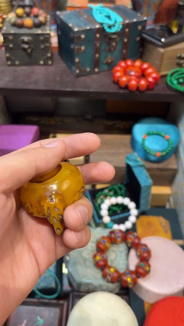 未镶嵌蜜蜡裸石W刘哥高端专属精品37