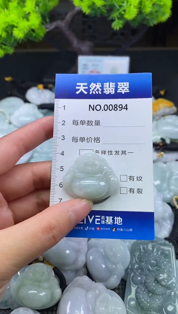 颈饰未镶嵌翡翠天然缅甸翡翠894