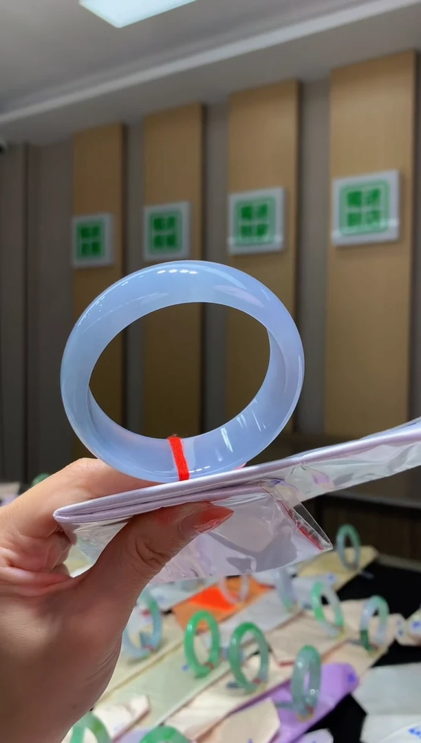 未镶嵌手镯翡翠-Q64 圈口58.4 全款11万 定金2万