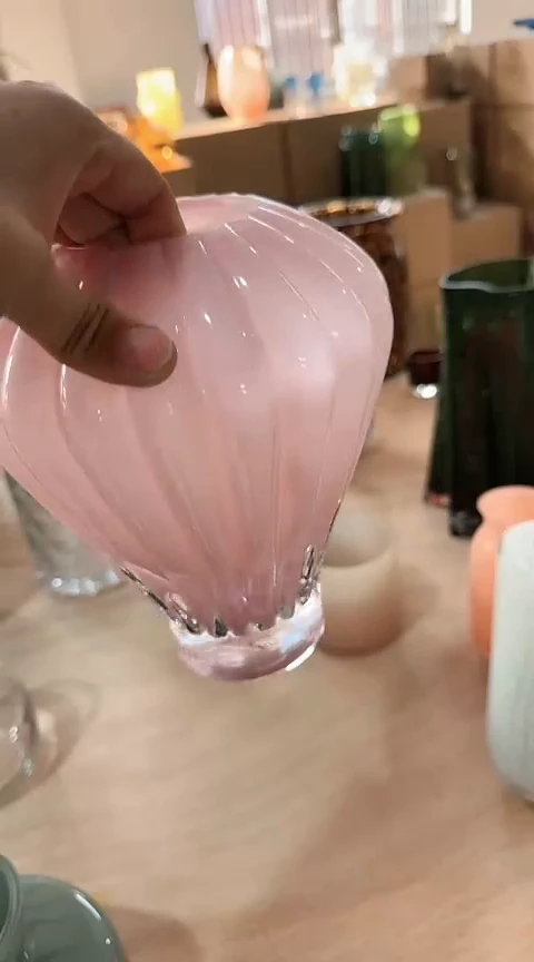 【闪购商品】玻璃粉色热气球