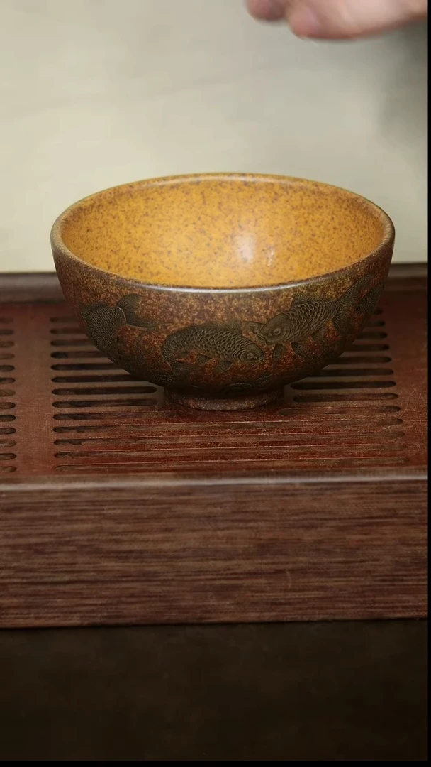 茶杯紫砂原矿紫砂茶具