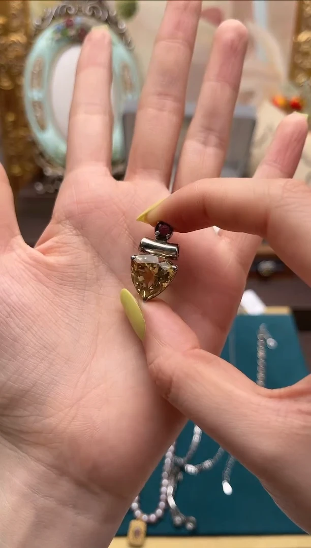 【闪购商品】水晶吊坠(不含链)合金th5668吊坠