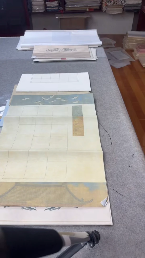 四尺三开蜡染微喷格子款5包一组