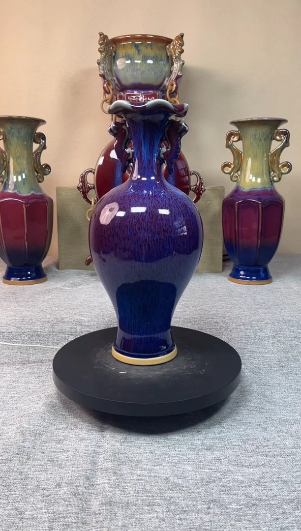 摆件神垕钧瓷收藏工艺品