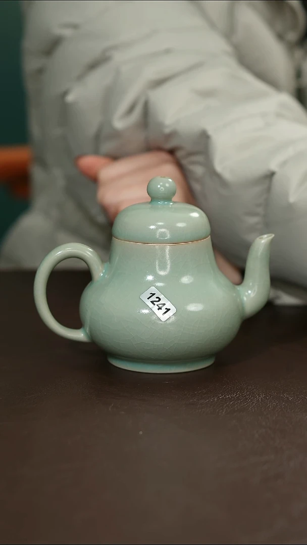 摆件瓷1241原矿原釉汝宋汝瓷