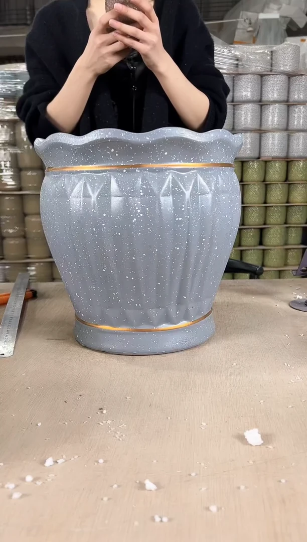 【闪购商品】陶瓷荷口加高灰点大号30x30