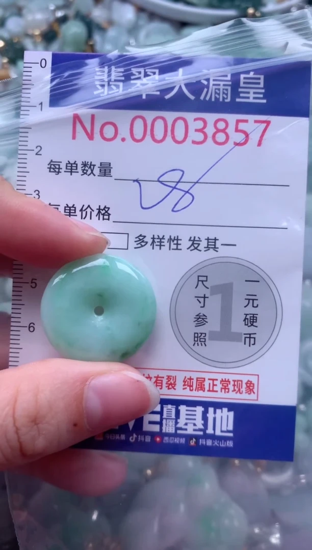 翡翠未镶嵌吊坠(不含链)3858
