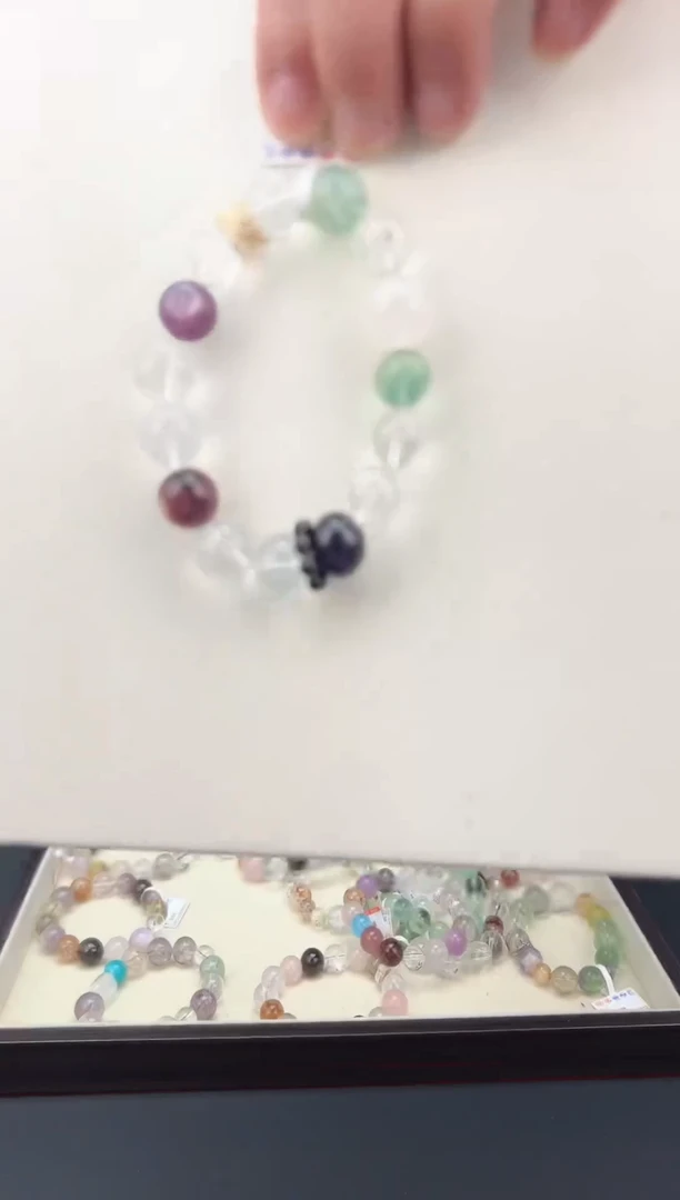 未镶嵌手链水晶天然多宝手链S96