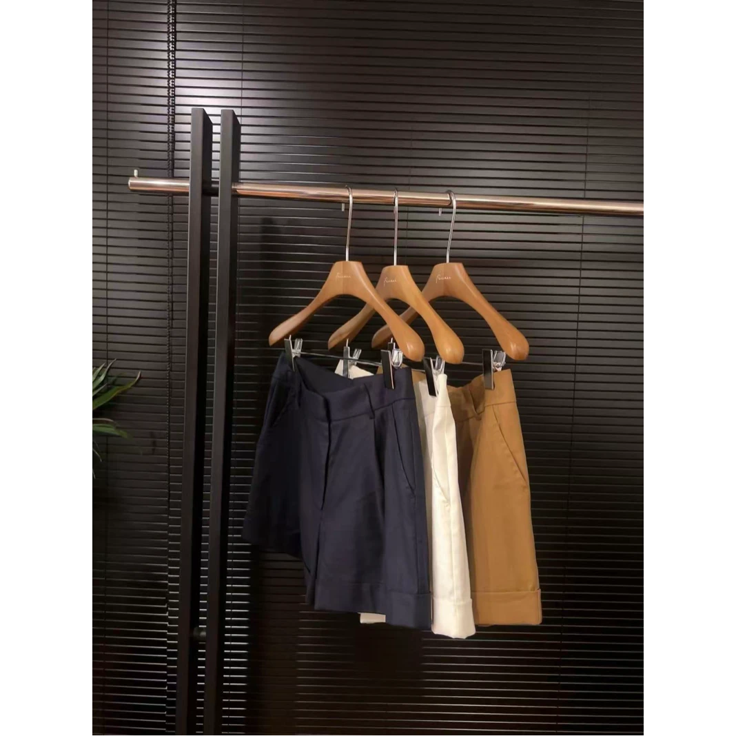 夏季透气亚麻短裤