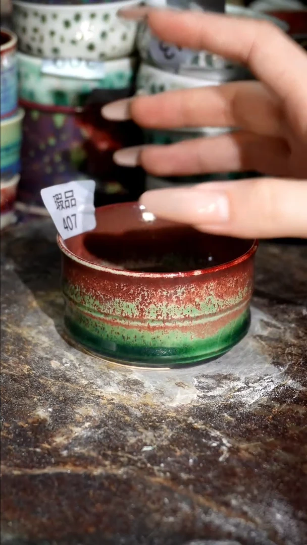 摆件精品窑变钧瓷茶器