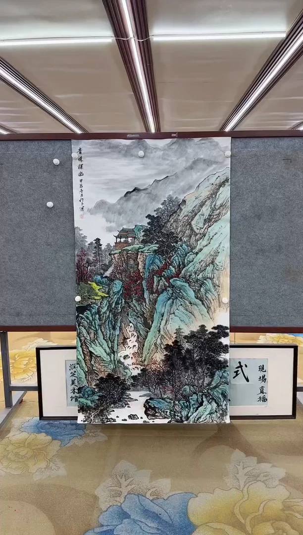 【闪购商品】绘画M 张伦玉-六尺整张-山水国画