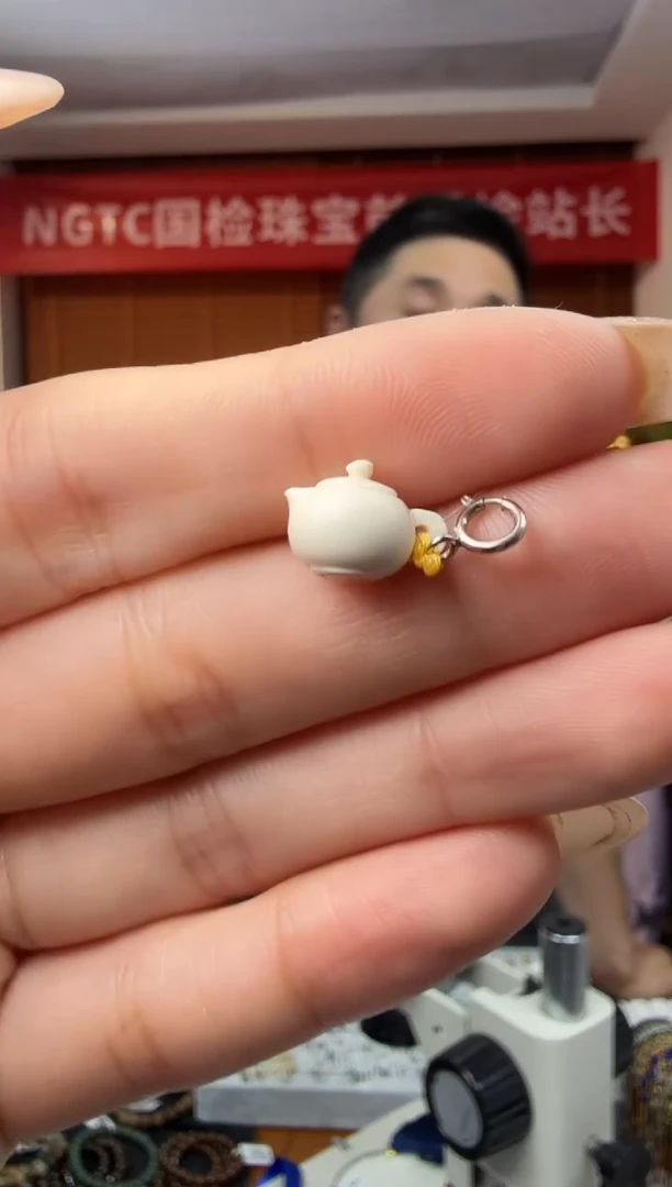 把件猛犸象牙猛犸牙把把壶雕刻件