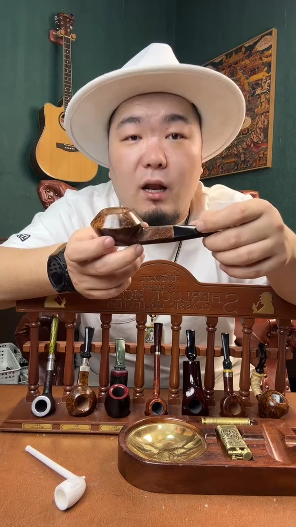石楠木木雕款意大利进口石楠木烟斗