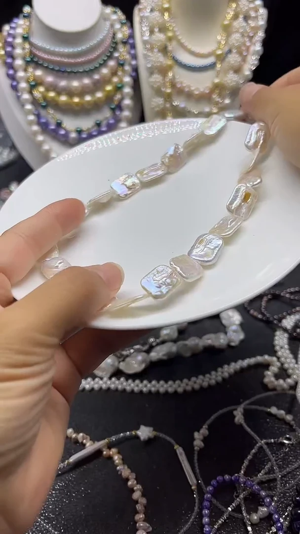 颈饰未镶嵌淡水珍珠多人