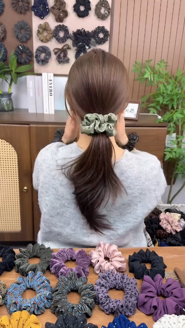 非金属布艺原创设计发饰发圈