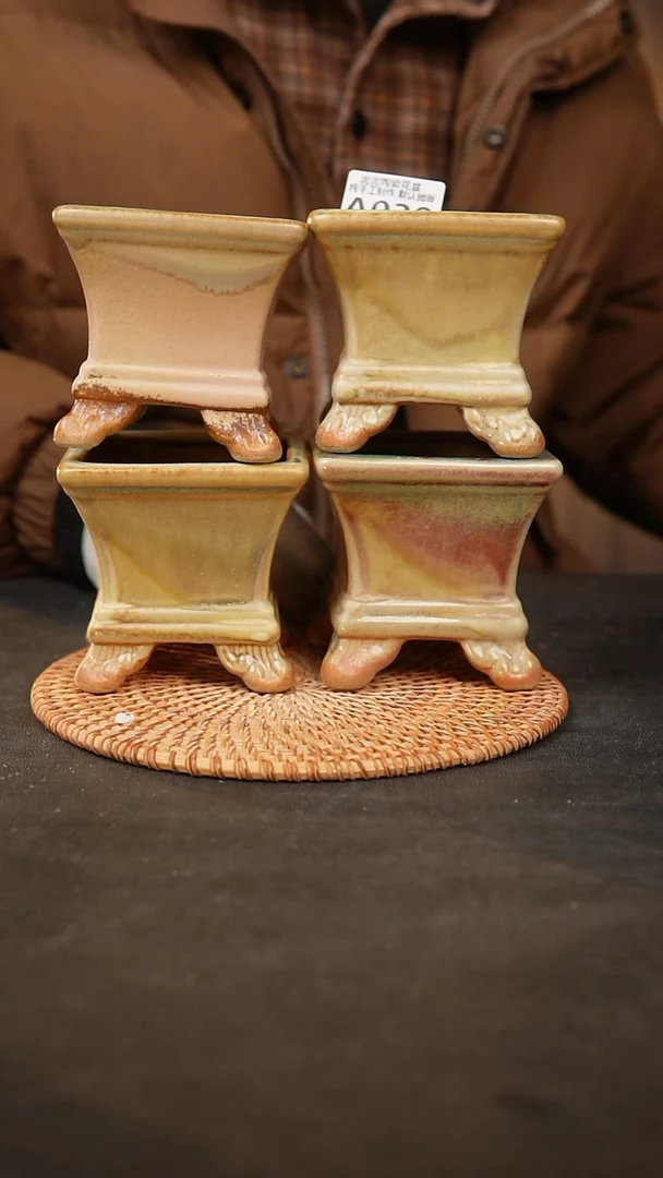 【闪购商品】瓷片任意一只，泥泥手工花盆