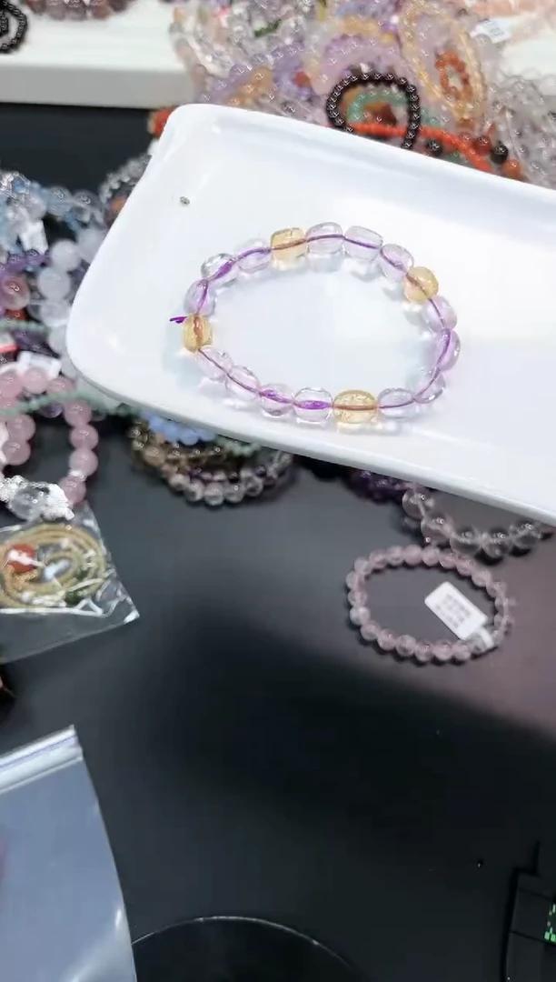 【闪购商品】水晶手串未镶嵌77p多样性发其一/1条默认微瑕