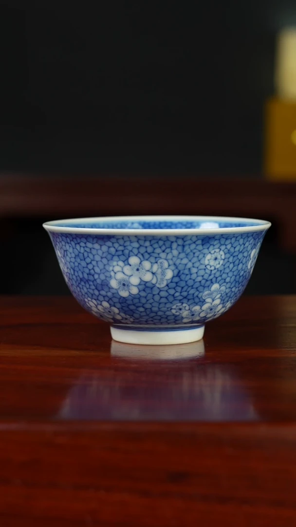 祖传窑真柴窑传承400年冰梅单杯
