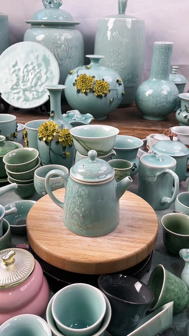 【闪购商品】特价 微瑕 慧仙青瓷